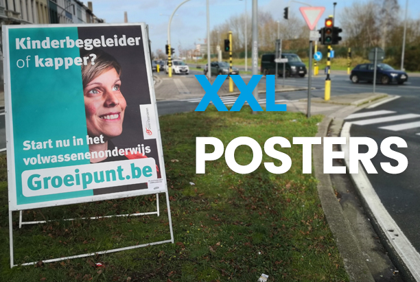 XXL Posters om echt op te vallen reclamecampagne